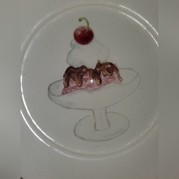 Set of 4 stylesetter dessert themed plates - Picture 4 of 6